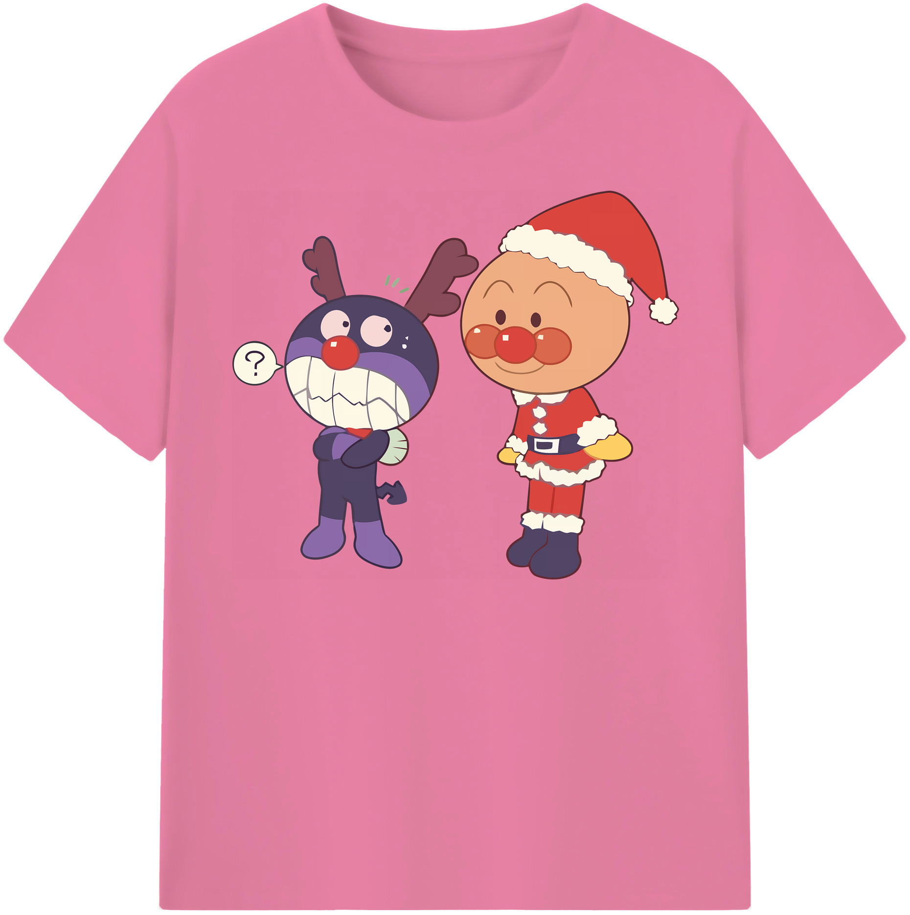（画像用） アンパンマン Anpanman 綿100％半袖Tシャツ（フロントプリント）